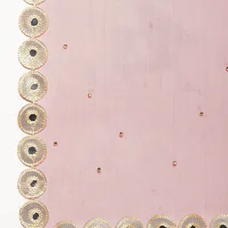 Clora Creation Polka Dots Mirror Work Embroidered Dupatta image 5