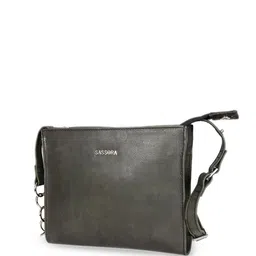 Sassora Leather Structured Sling Bag image 4