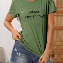 KPOP Typography Printed Round Neck Cotton T-shirt-picture-49