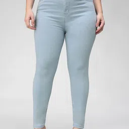 Miss Chase A+ Women Skinny Fit High-Rise Clean Look Jeans-image-67