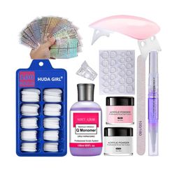 NANCY AJRAM Set Of 19 Artificial Nail Extension Kit Nail Art And Nail Care Kit-16