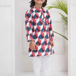 Sethukrishna Boys Printed Regular Kurta with Churidar-picture-32