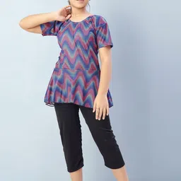 BAESD Girls Printed Swimwear & Attached Shorts With Goggle-33