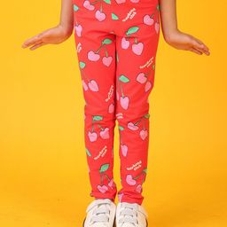 Anthrilo Girls Printed Summer Leggings-image-26