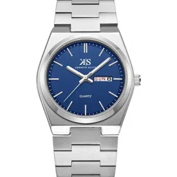 KENNETH SCOTT Men Dial & Stainless Steel Bracelet Style Straps Analogue Watch K24011-SBSN-82