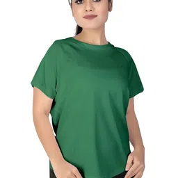 MYO2 Women Drop-Shoulder Sleeves Pockets T-shirt-picture-24