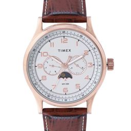 Timex Men Leather Textured Straps Multi Function Watch TWEG19608-29