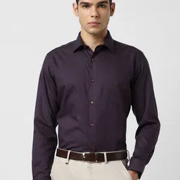 Van Heusen Checked Spread Collar Full Sleeves Pure Cotton Shirt-image-50