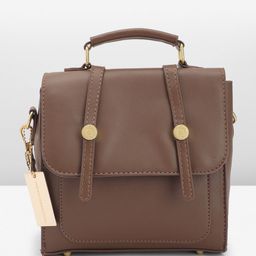 French Connection Solid Backpacks With Detachable Shoulder Strap-image-32