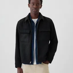 GAP Ribbed Zip-Front Bomber Jacket-picture-27