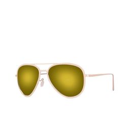 AUGEN Unisex Gold Lens & Gold-Toned Aviator Sunglasses with-32