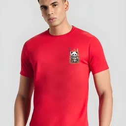 SZN Men Graphic Printed Round Neck T-shirt-image-73