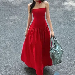 StyleCast Women Strapless Fit & Flare Maxi Dress-image-60