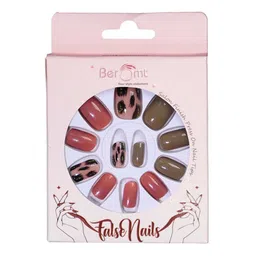 BEROMT Set Of 16 Jelly Stick On Nail Tip With Application Kit - BFN721CN image 1