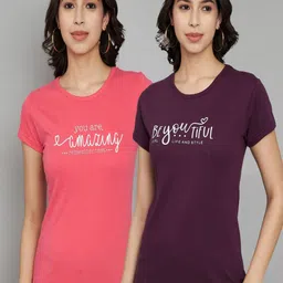 Trend Level Women 2 Applique T-shirt-picture-34