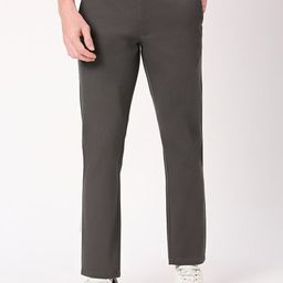 Basics Men Slim Fit Low-Rise Trousers-image-97