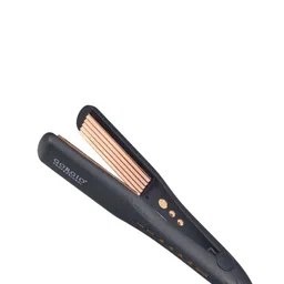 GORGIO PROFESSIONAL Mirror Rose Gold Wide Plate LED Hair Crimper HC84-14