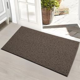 Kuber Industries Brown Water Absorbing Floor Mat-37