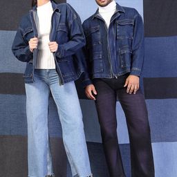 VESTIDO MODAS Unisex Denim Jacket-image-73