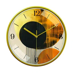 Aura Multicoloured Printed Contemporary Wall Clock-1