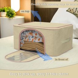 aura Kuber Industries Beige Set of 1 Regular Drawer Organiser Organisers image 3