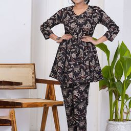 KALINI Printed Top With Trousers Co-Ords-picture-37