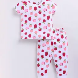 SNUGGLY MONKEY Girls Printed Night suit-image-84