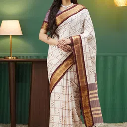 all about you Bandhani Zari Silk Blend Bandhani Saree-image-65
