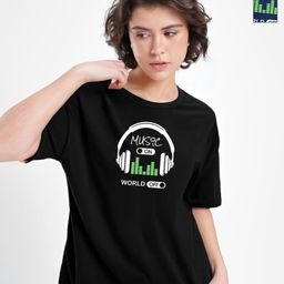 REYA Women Pack Of 2 Typography Printed Cotton T-shirt-image-51