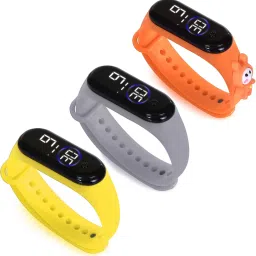 HYPERLEX 3 COMBO Stylish Digital LED Bracelet Band Wrist Watch for Kids, Boys & Men-image-95