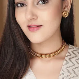 ROFARWORD Gold Plated Jewellery Set-11