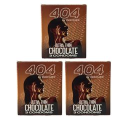 Bold Care Set of 3 404 Premium Chocolate Condoms - 3 Pcs Each-14