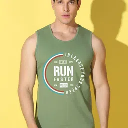WOOSTRO Printed Gym Innerwear Vest VWS26 RUN LGTGREEN-image-9