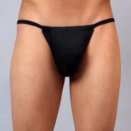 La Intimo Low-Rise Posh Ultra Soft G-String Thongs LXMUGS01BK-picture-33