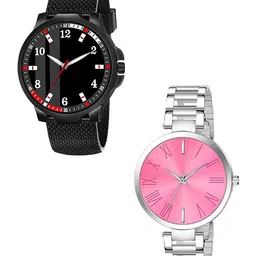 TARIDO Men Set Of 2 Stainless Steel Bracelet Style Straps Analogue Watch COMBO WATCH -2-13