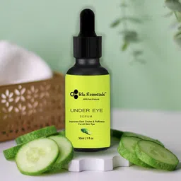 Blu Essentials Under Eye Serum For Dark Circles With Aloevera & Cucumber - 30 ml-13