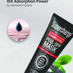 Supercharge labs Professional Set Of 2 Activated Charcoal Peel Off Mask- 50 g Each image 3