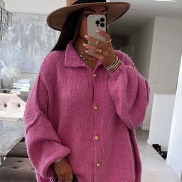 all about you Women Pink Long Sleeved Cardigan-image-24