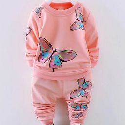 Pink Angel Unisex Kids Printed Pure Cotton Sweatshirt and Joggers-22