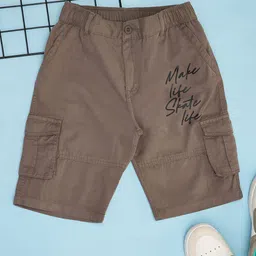 Pantaloons Junior Boys Pure Cotton Mid-Rise Cargo Shorts-image-18