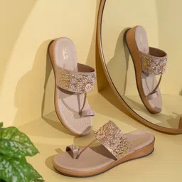 Inc 5 Embellished Open Toe Party Wedge Sandals-57