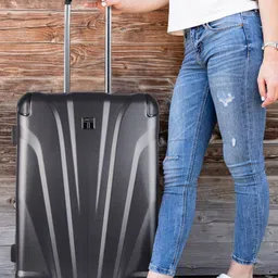Timus Hard Luggage Hard Sided Medium Trolley Suitcase-image-75