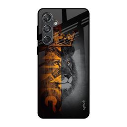 QRIOH King Of Forest Printed Sleek & Lightweight Silicone Samsung Galaxy M55 5G Back Case-image-45