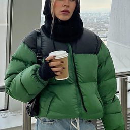 StyleCast x Revolte Women Colourblocked Puffer Jacket-image-41
