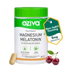 OZiva Magnesium Melatonin Tablets For Restful Sleep- 60 Tablets-99
