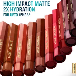Lakme 9to5 Hya Matte Liquid Lipstick with Vitamin E 5.3ml - Meetup Mauve H09 image 3