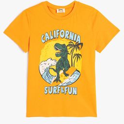 Koton Boys Printed Applique T-shirt-12