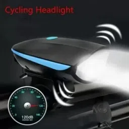Usb Rechargeable Bike Horn And Light 140 DB with Super Bright Light 3 Mode Bell-picture-5