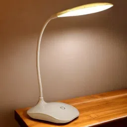 Powerful Rechargeable Emergency Table Lamp (White)_323 Study Lamp-2