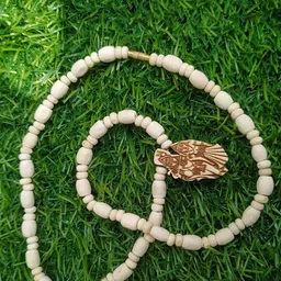 APNA KANHA Radha Krishna Wooden Kanthi Mala Chain-40